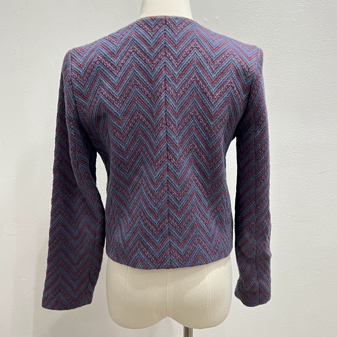 Sandro Paris Chevron Blazer