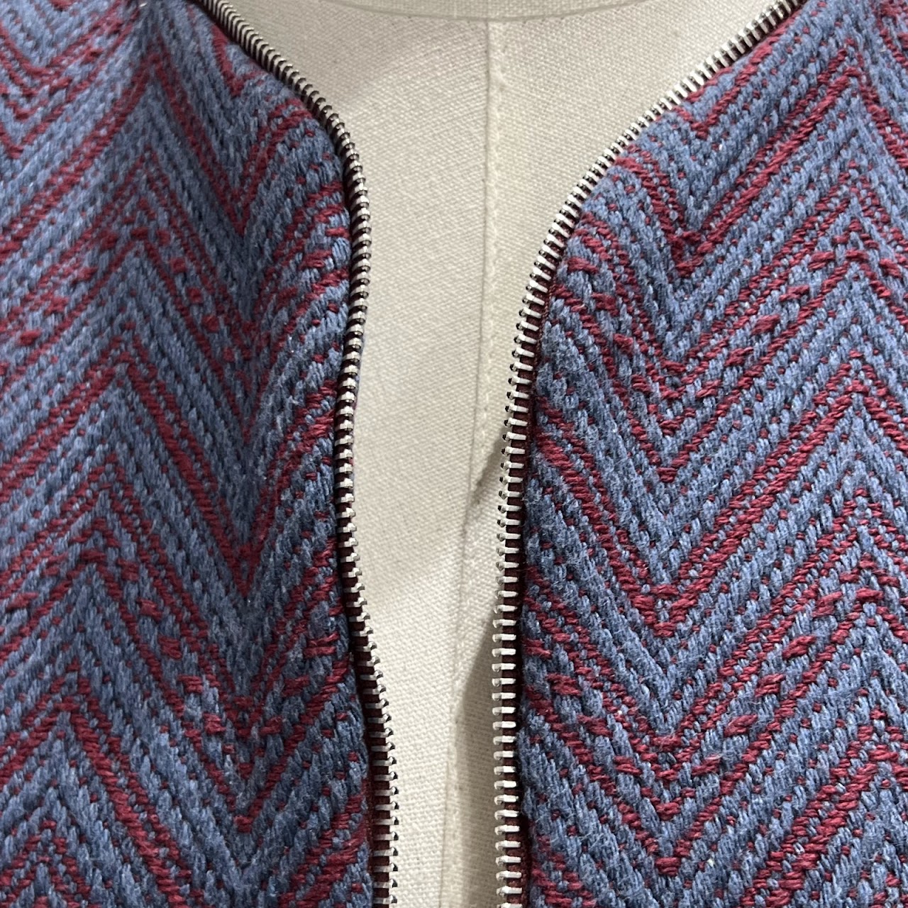 Sandro Paris Chevron Blazer