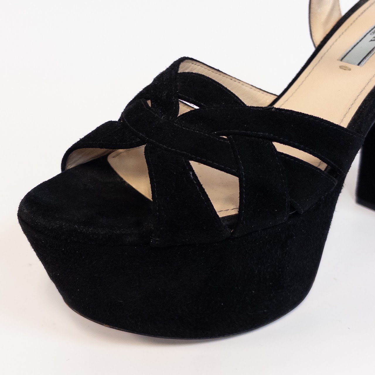 Prada Platform Strappy Pumps