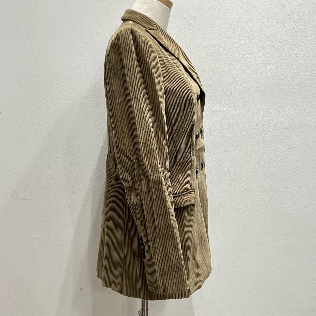 Dolce & Gabbana Vintage Cotton and Silk Corduroy Jacket