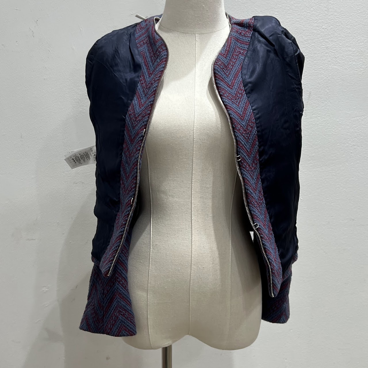 Sandro Paris Chevron Blazer