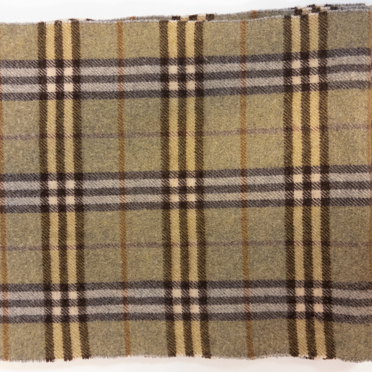 Burberry Classic Plaid Wool Scarf