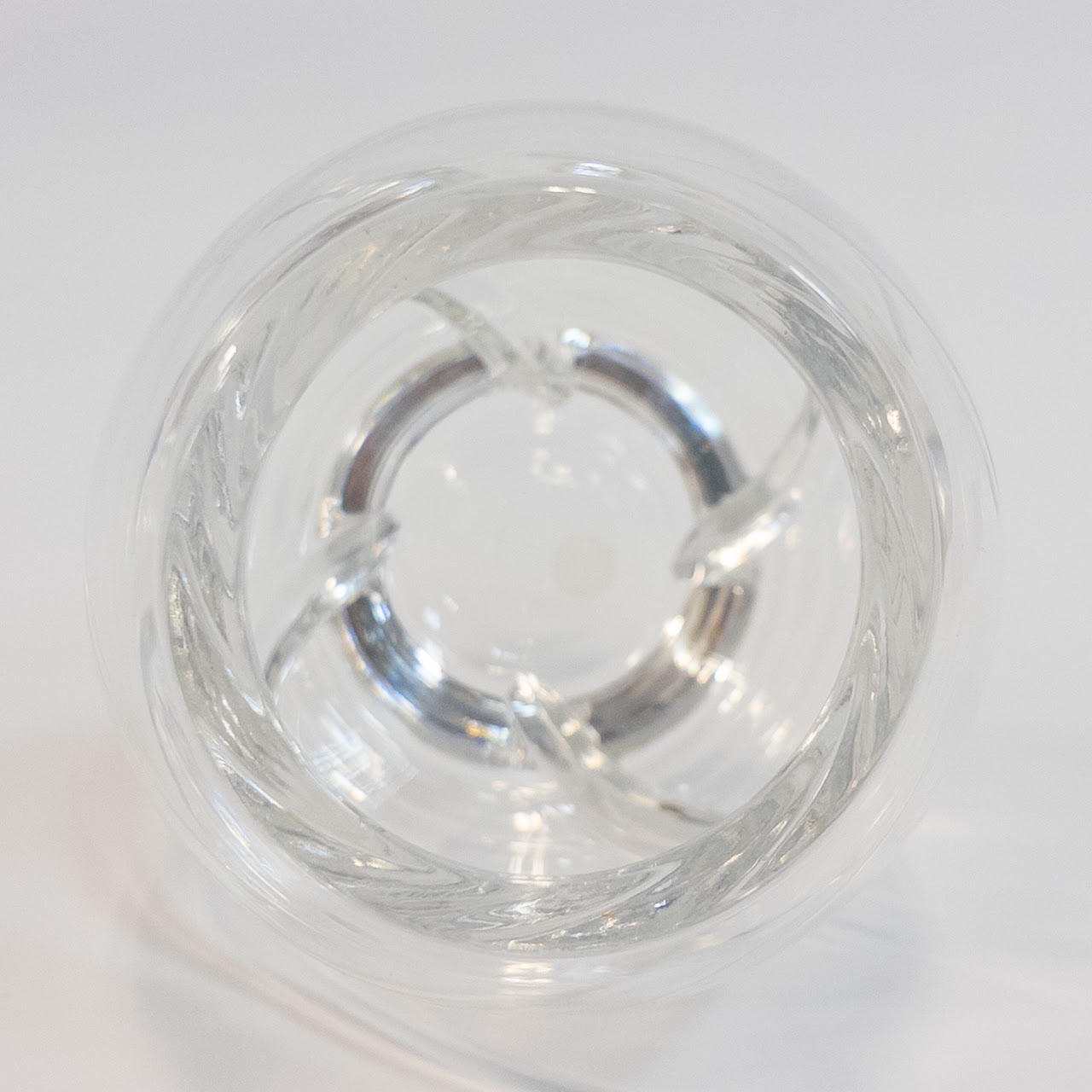 Tiffany & Co. Swirl Optic Crystal Vase