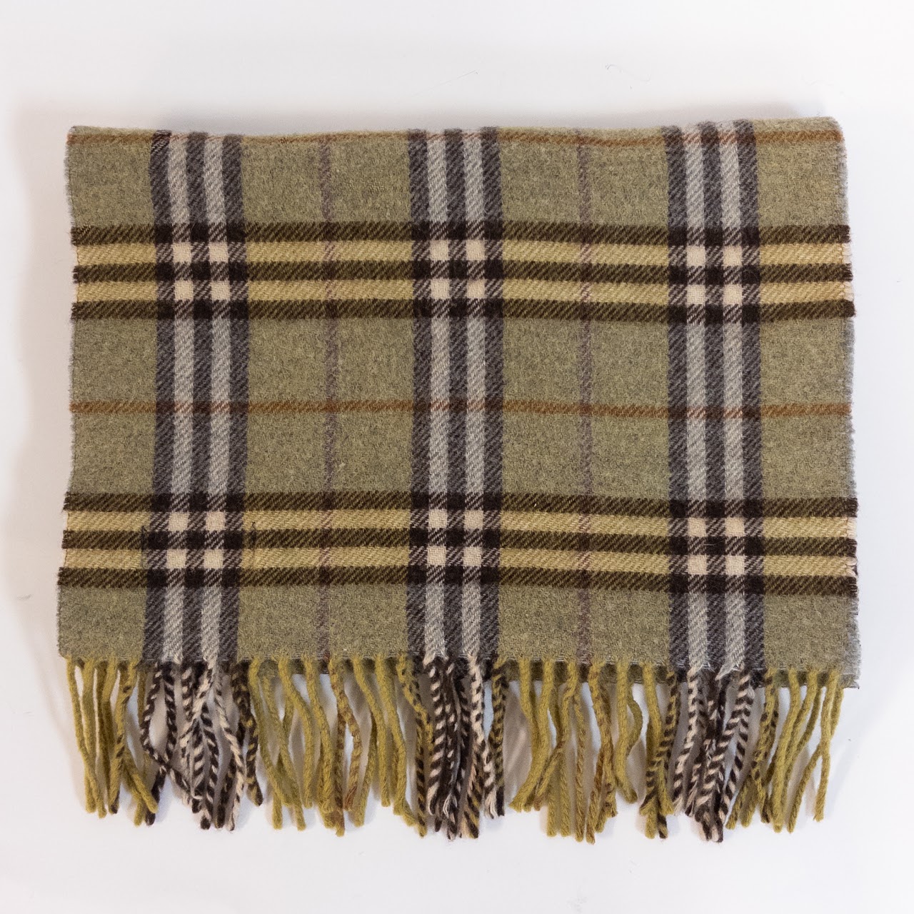 Burberry Classic Plaid Wool Scarf