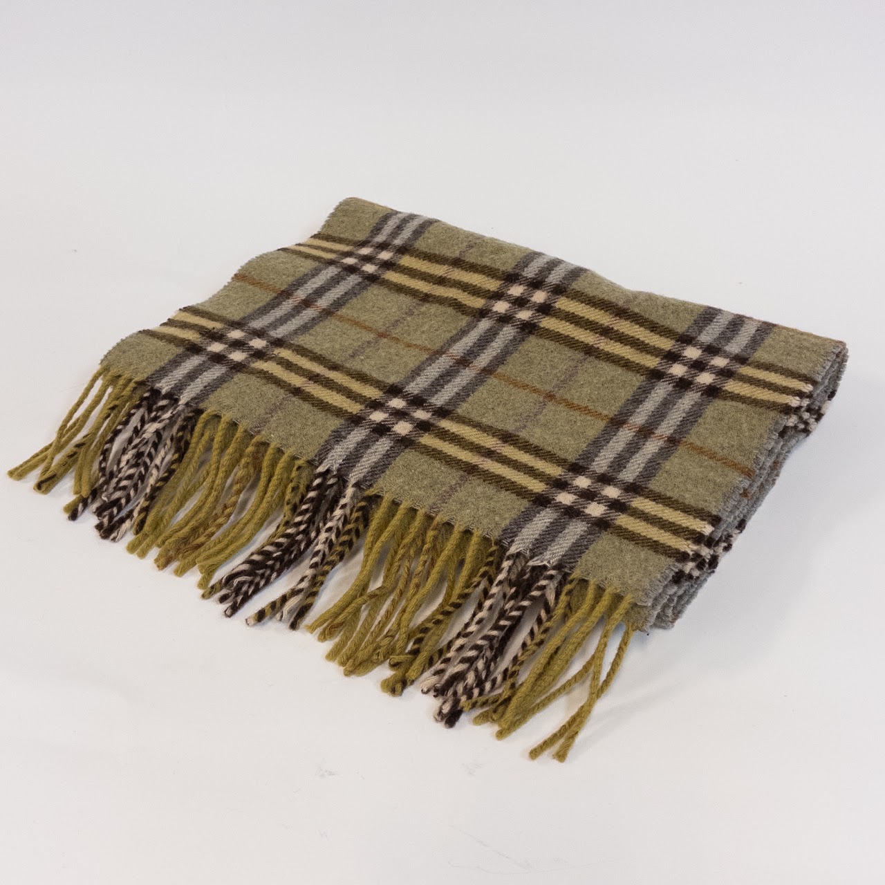 Burberry Classic Plaid Wool Scarf