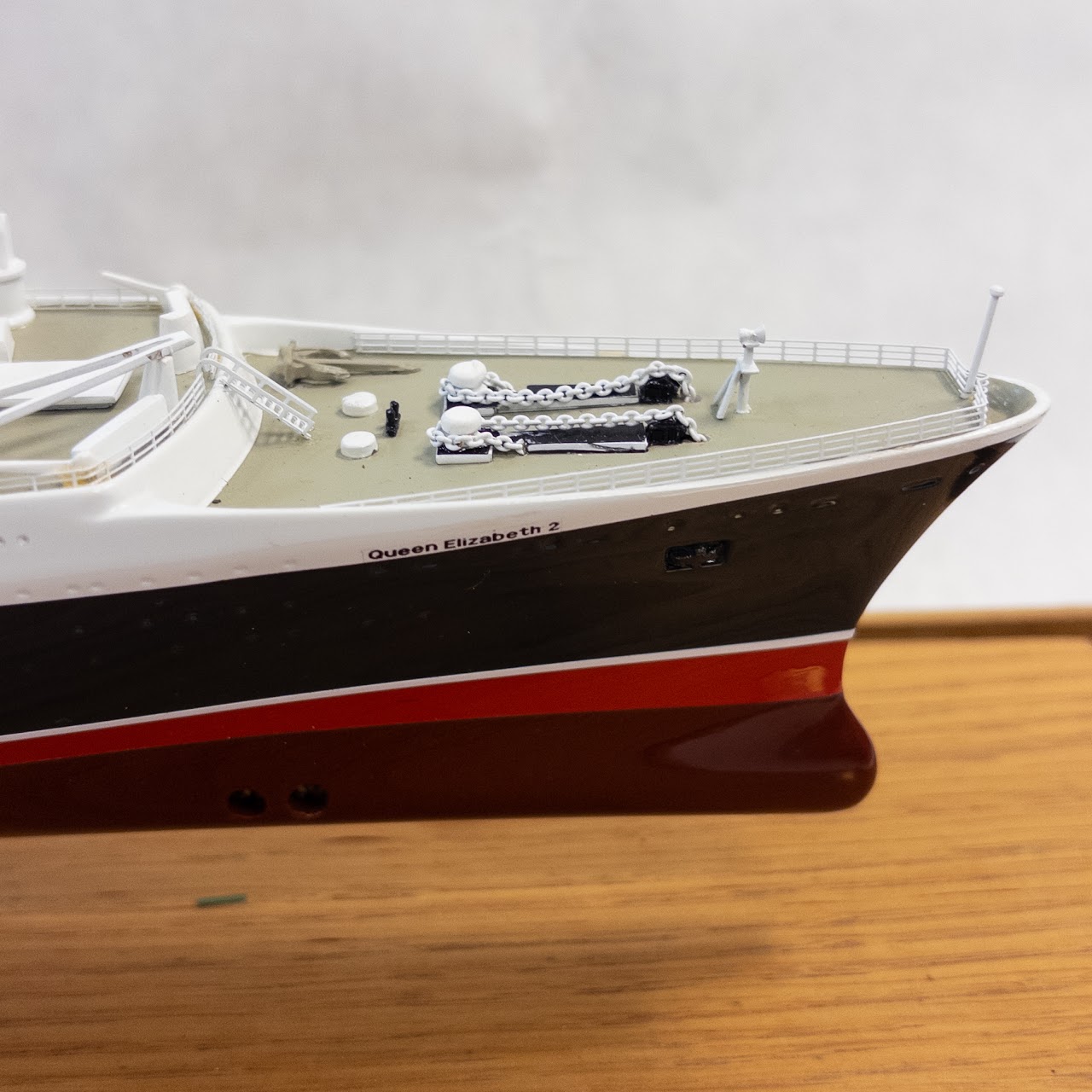 Maritime Replicas 1:500 Model of the Q.E. 2 Ocean Liner