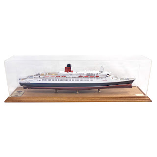 Maritime Replicas 1:500 Model of the Q.E. 2 Ocean Liner