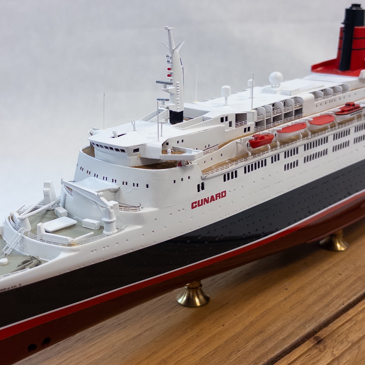 Maritime Replicas 1:500 Model of the Q.E. 2 Ocean Liner