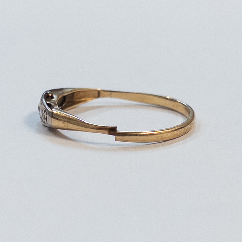 14K Gold and Diamond Ring