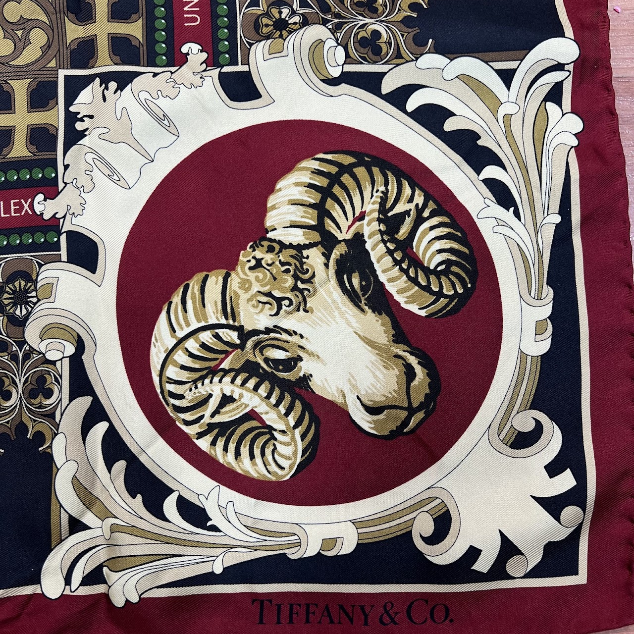 Tiffany & Co. Fordham University Silk Scarf