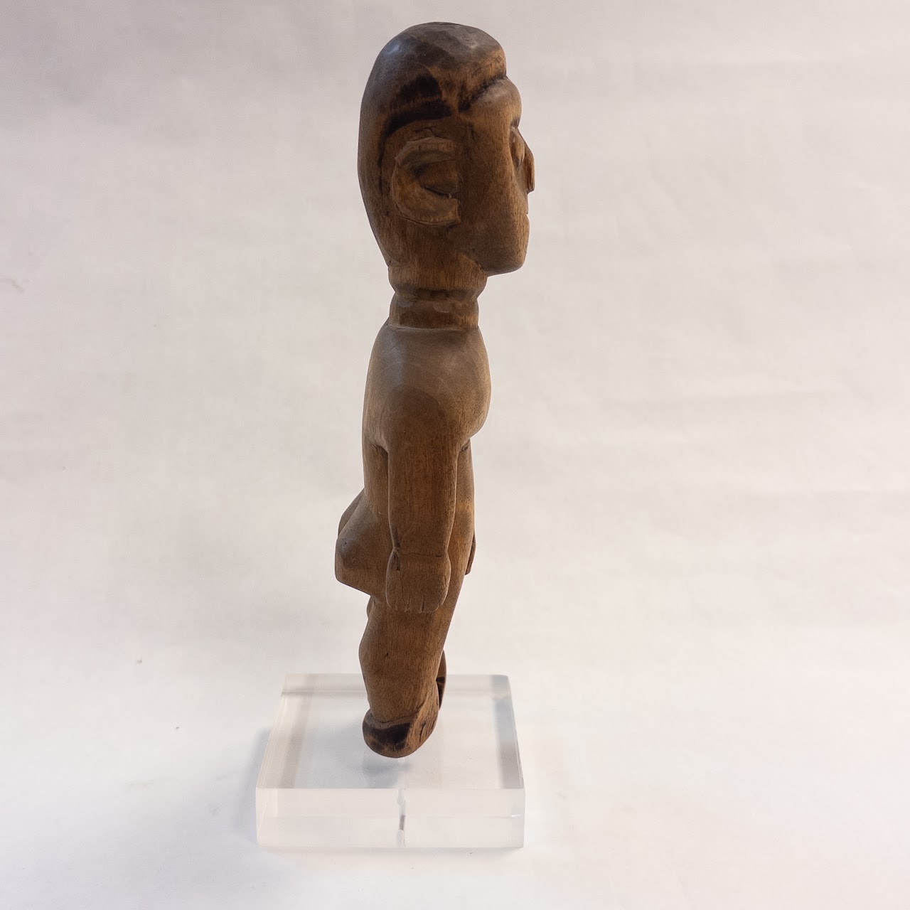 African Wooden Figural Carving Trio