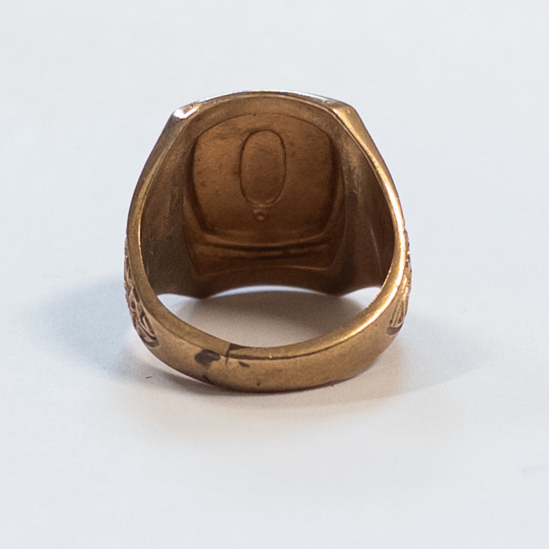 10K Gold 1952 Handley High School Class Ring