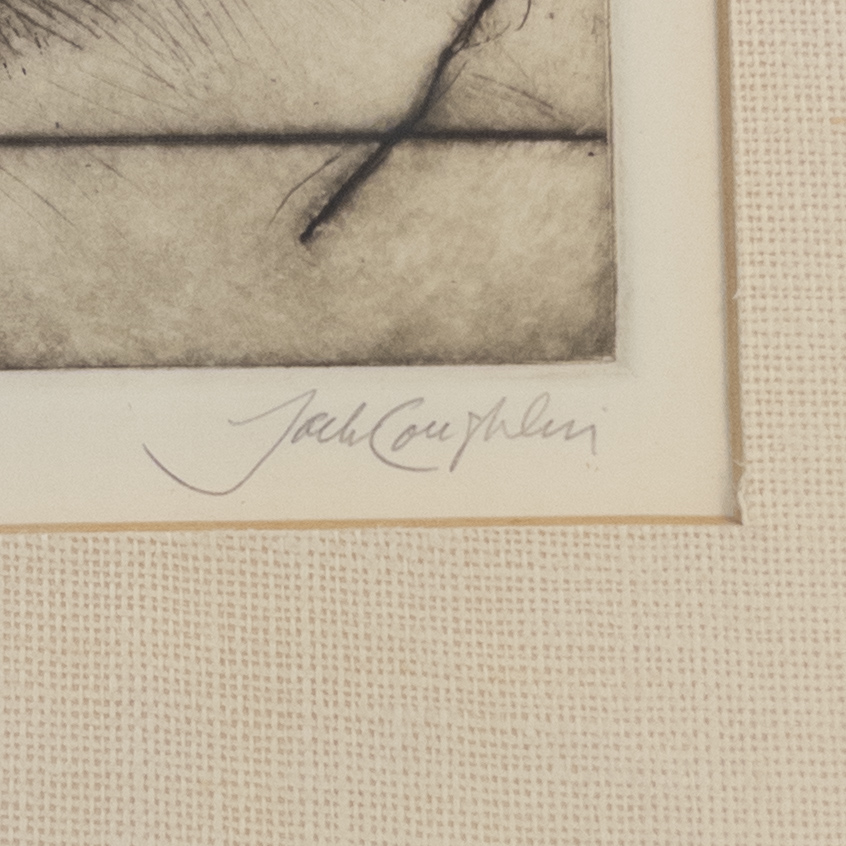 Jake Coughlin 'Beethoven' Signed Portrait Etching