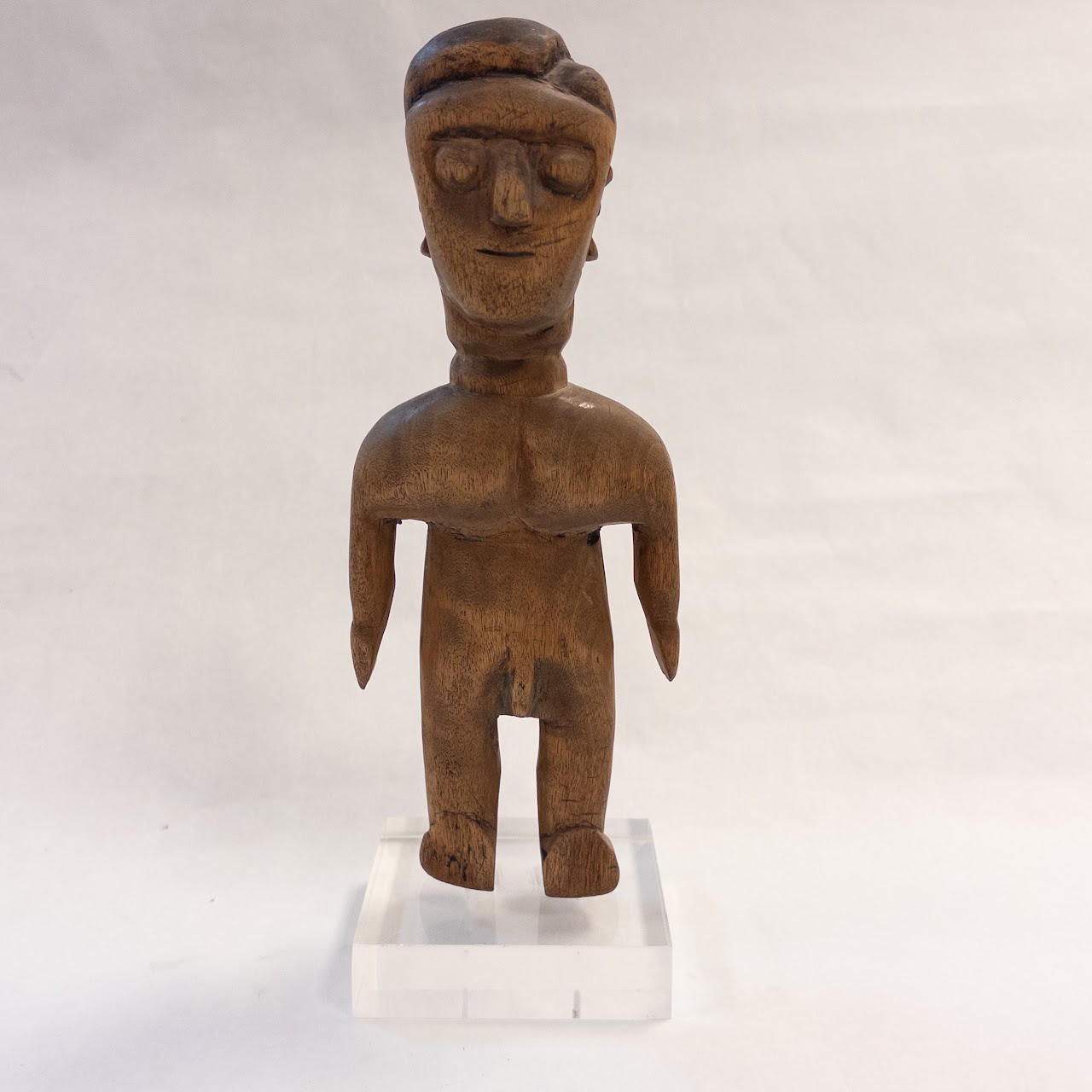 African Wooden Figural Carving Trio