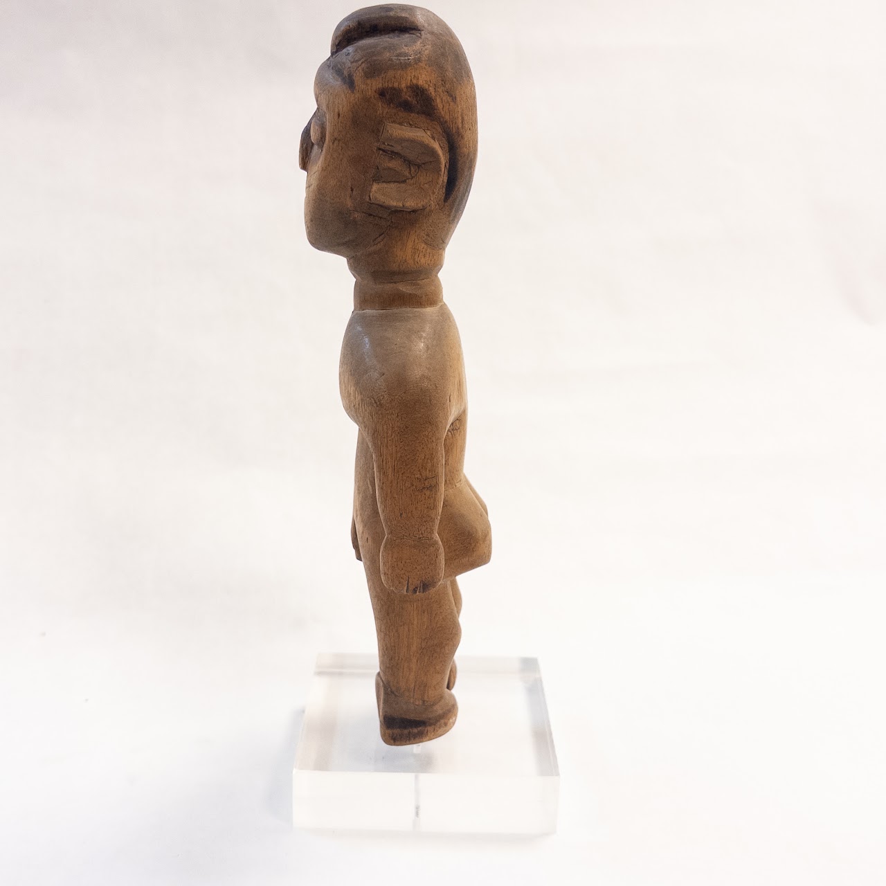 African Wooden Figural Carving Trio