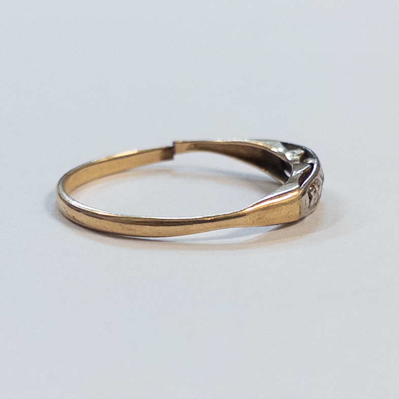 14K Gold and Diamond Ring