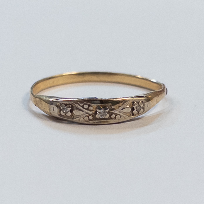 14K Gold and Diamond Ring