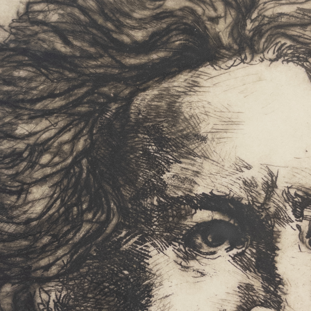 Jake Coughlin 'Beethoven' Signed Portrait Etching