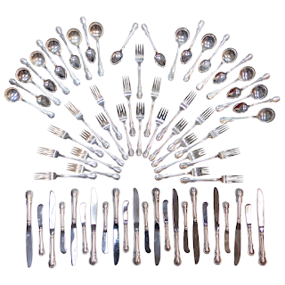 Sterling Silver Towle Flatware Service for Eleven