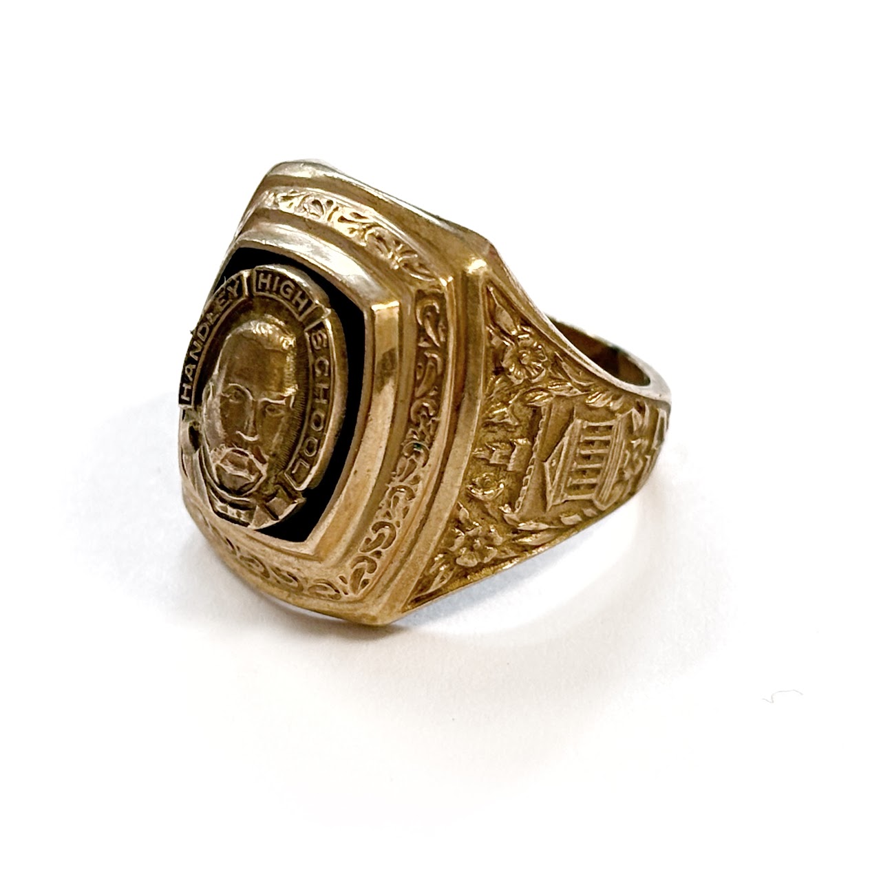 10K Gold 1952 Handley High School Class Ring