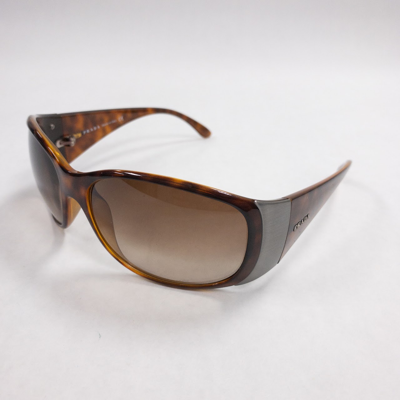 Prada Faux Tortoise Gradient Sunglasses