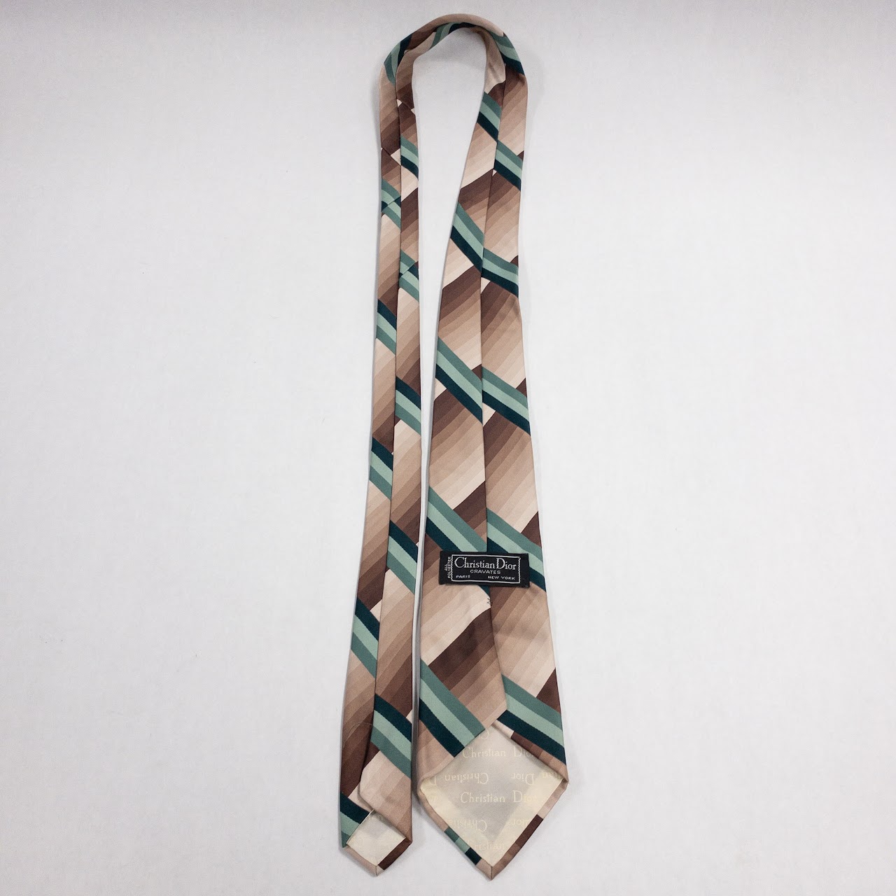 Christian Dior Cravates Print Neck Tie