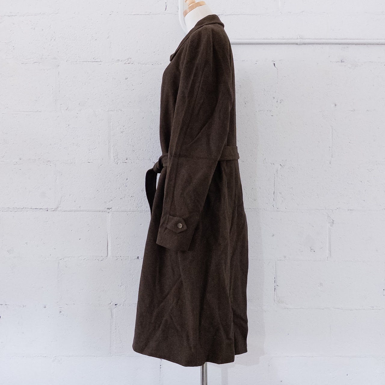 Burberrys' Loden-Frey Wool Long Coat