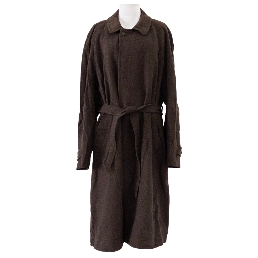 Burberrys' Loden-Frey Wool Long Coat