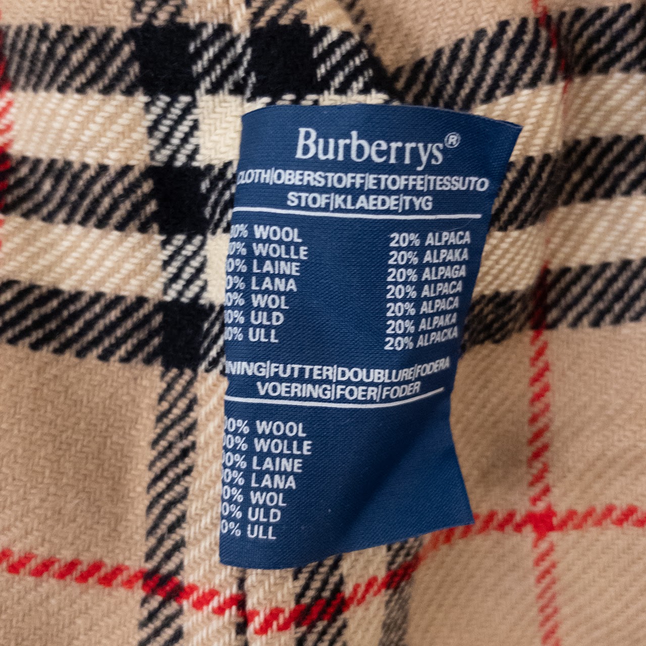 Burberrys' Loden-Frey Wool Long Coat