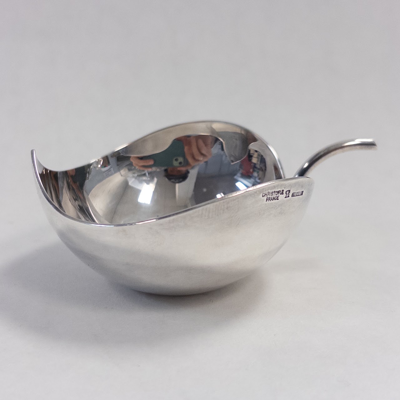 Christofle Silver Plated Leaf Bowl