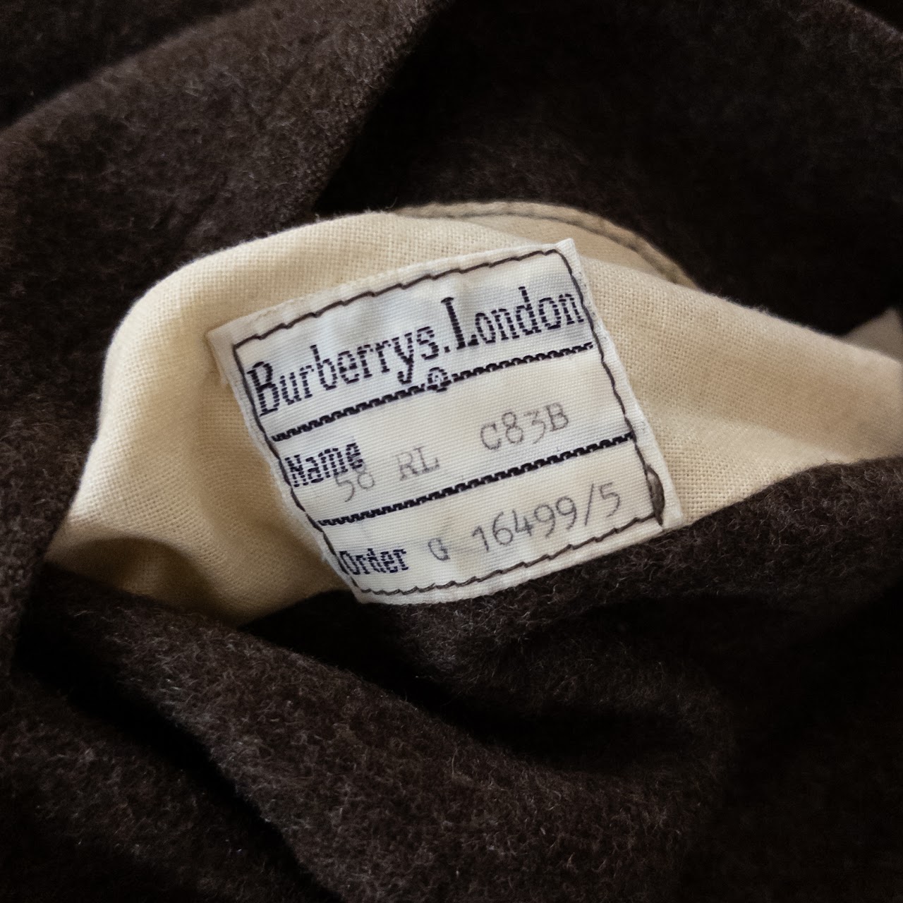 Burberrys' Loden-Frey Wool Long Coat