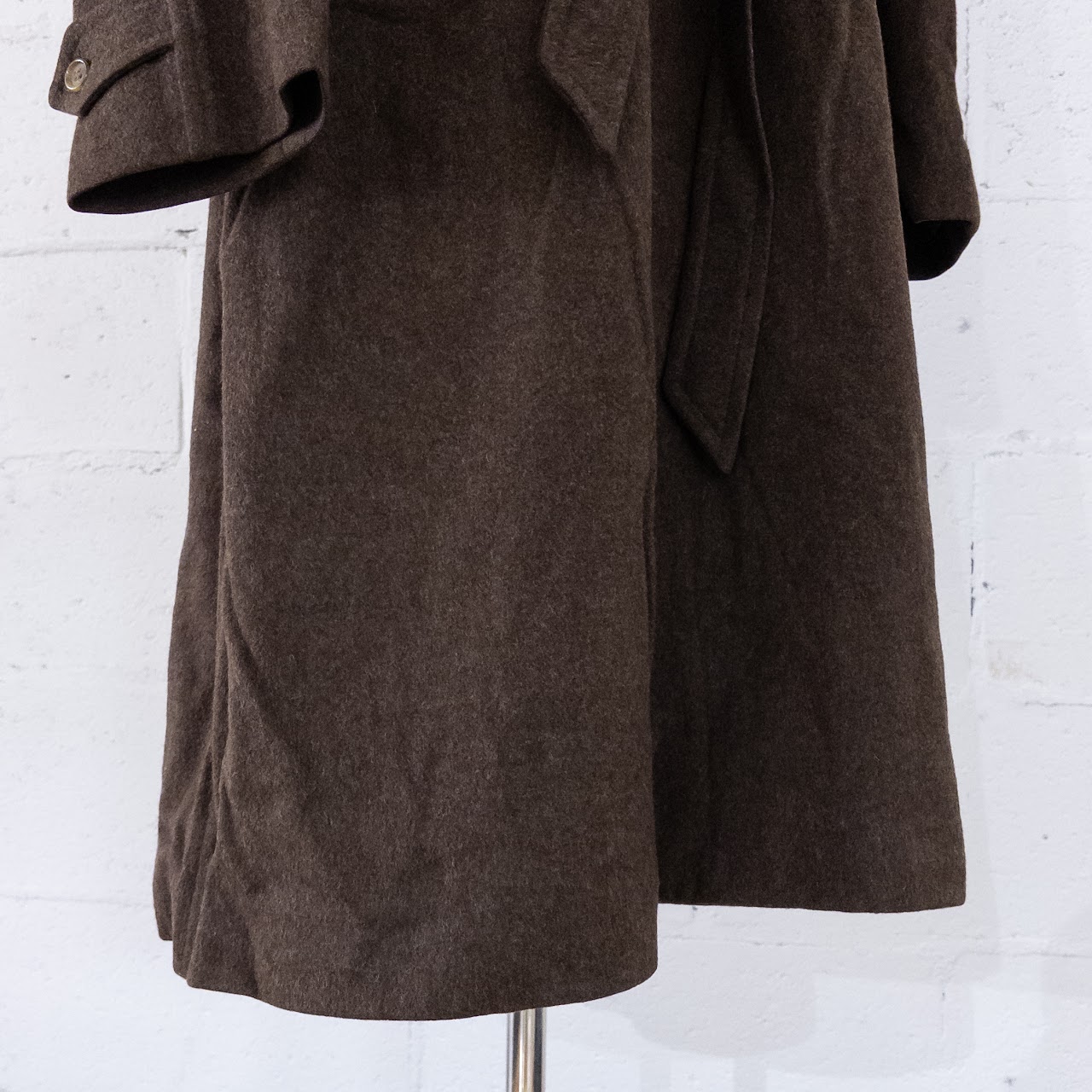 Burberrys' Loden-Frey Wool Long Coat