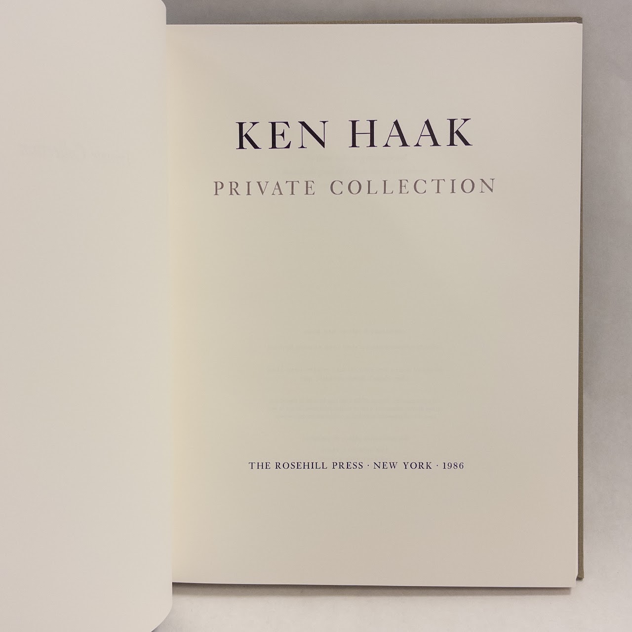 Ken Haak 'Private Collection' Photographic Volume NSFW