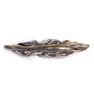 Sterling Silver Abstract Brooch