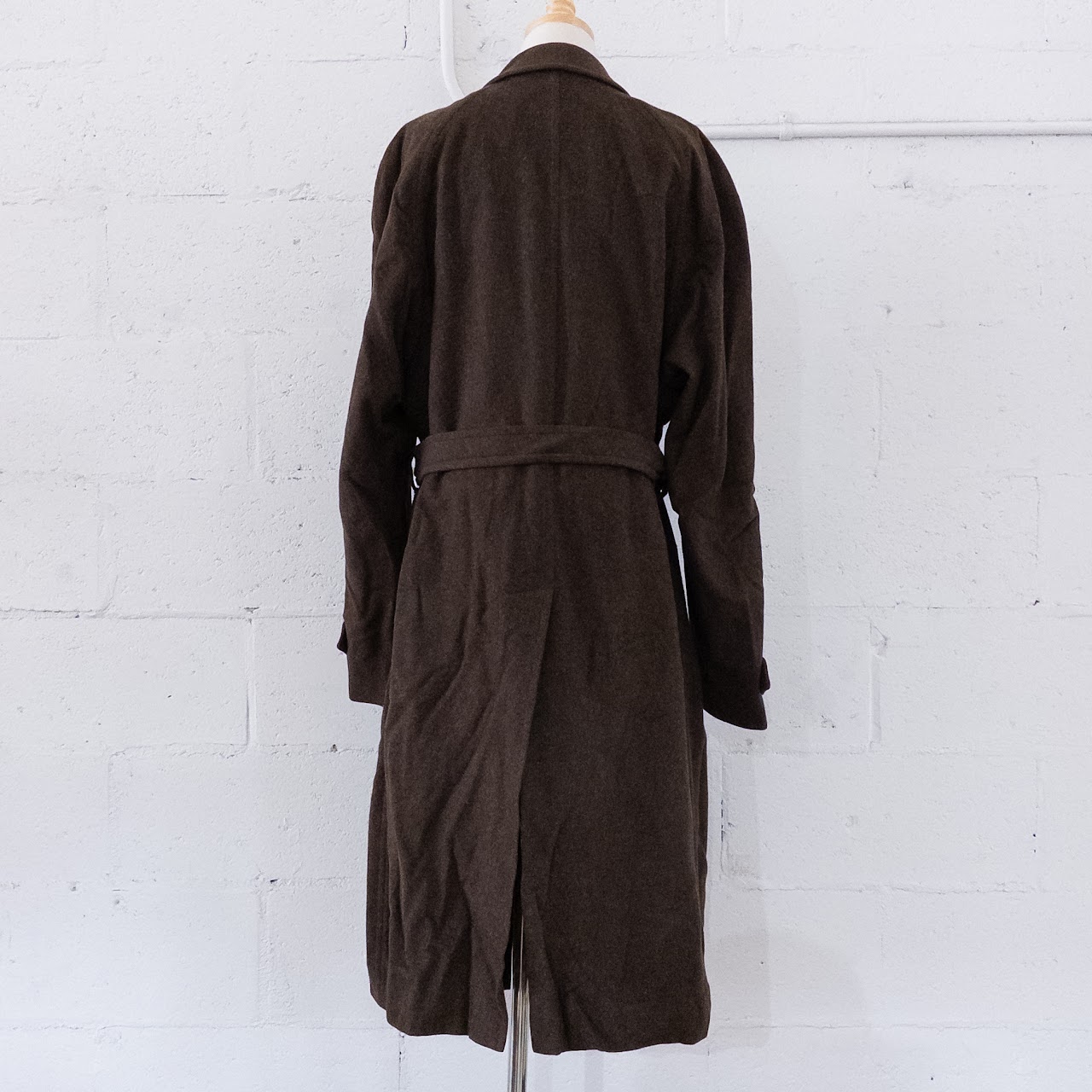 Burberrys' Loden-Frey Wool Long Coat