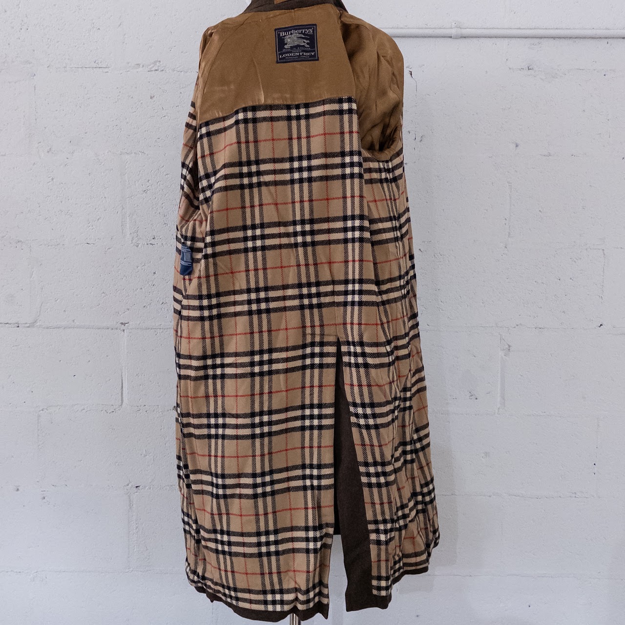 Burberrys' Loden-Frey Wool Long Coat