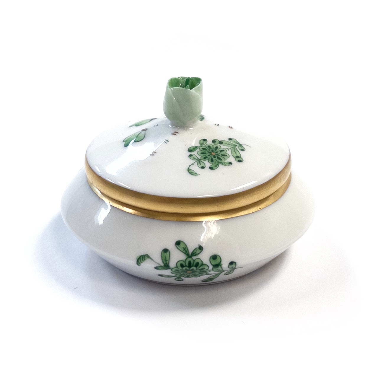 Herend Chinese Bouquet Small Lidded Box