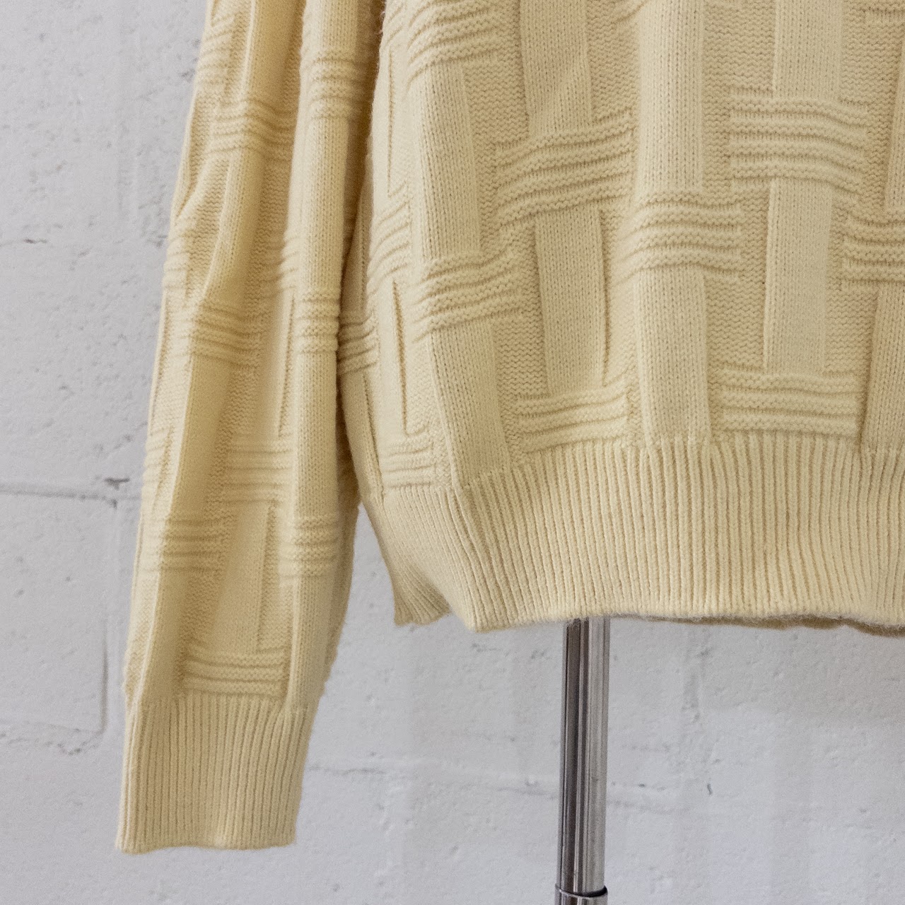 Dior Vintage Woven Pattern Sweater