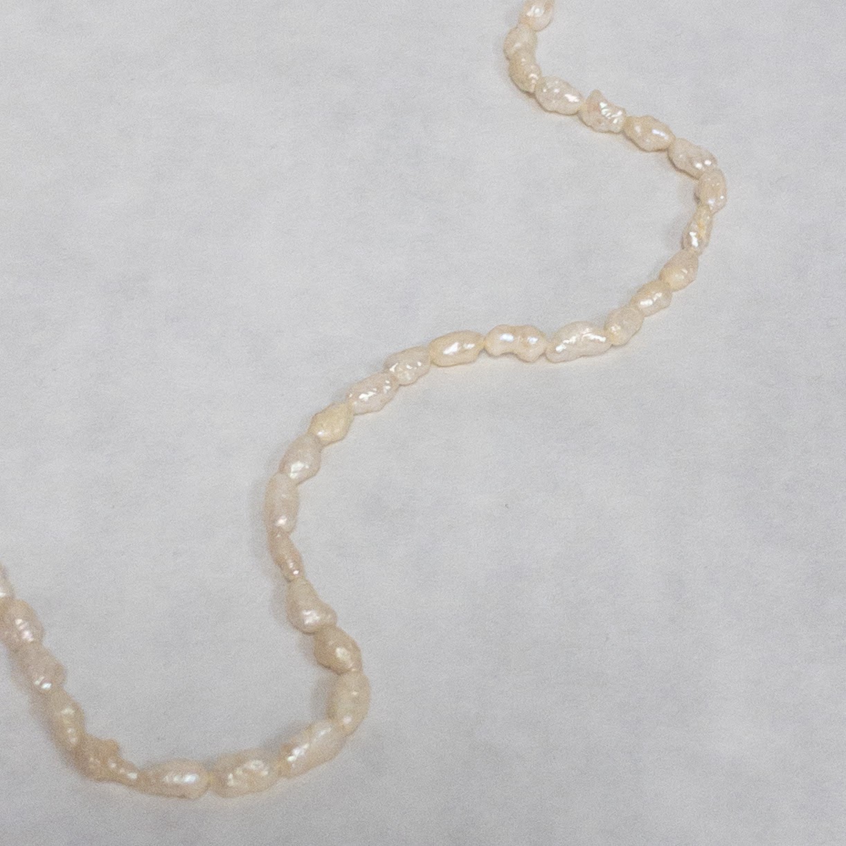 14K Gold Seed Pearl Necklace