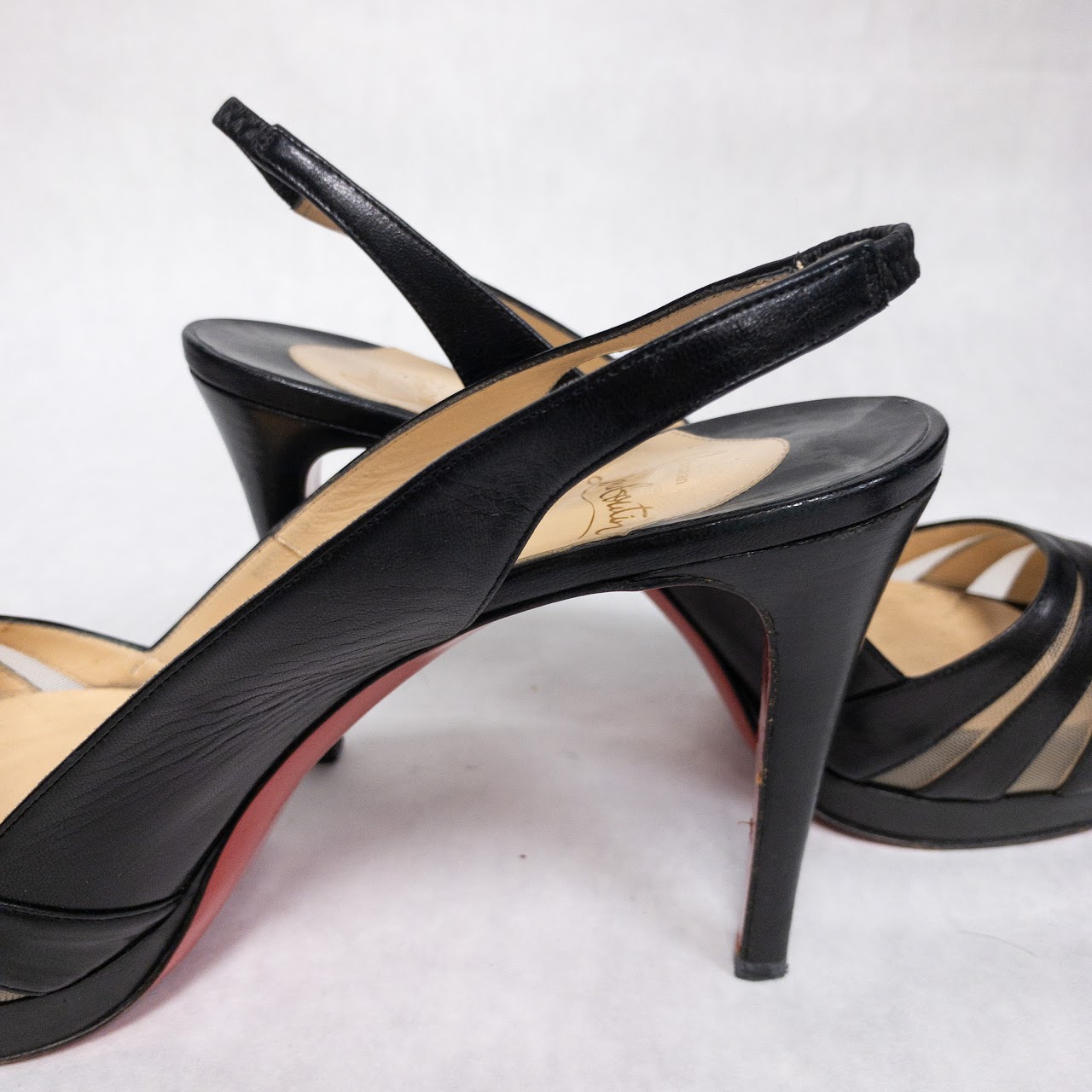 Christian Louboutin Slingback Platform Pumps