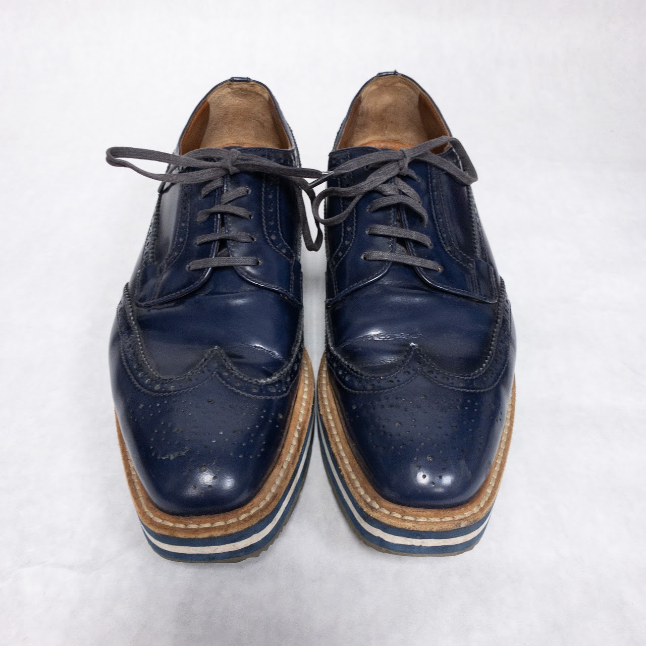 Prada Platform Brogues