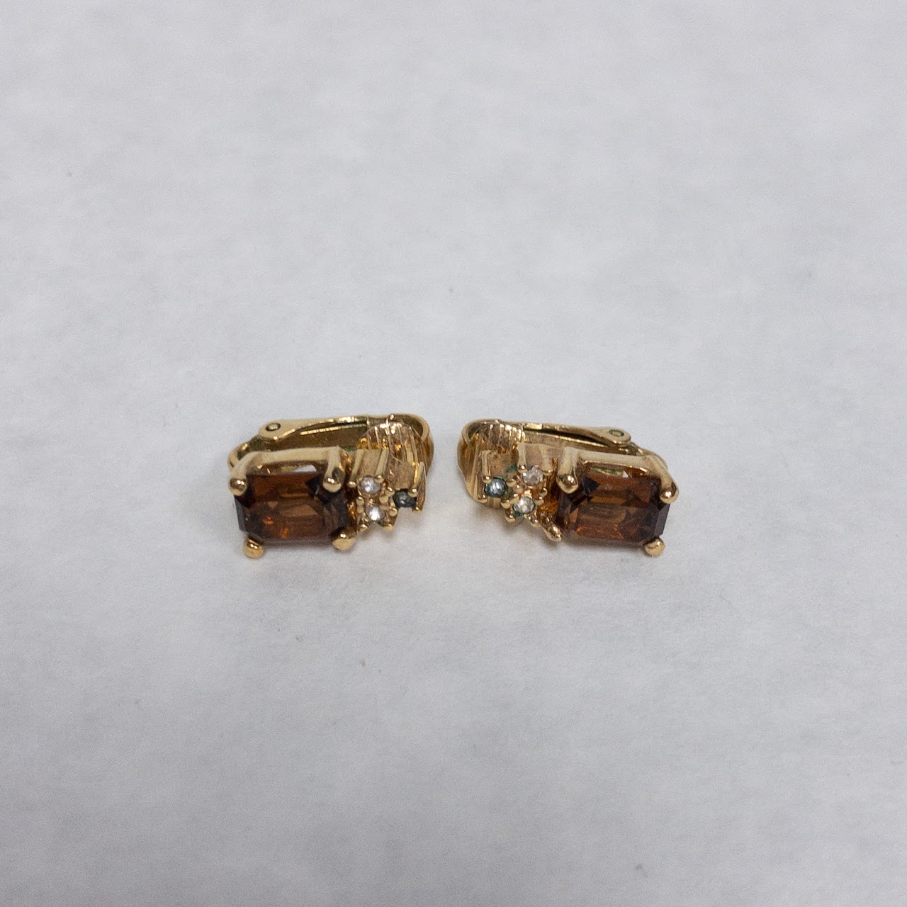 Christian Dior 'Amber' Clip Earrings