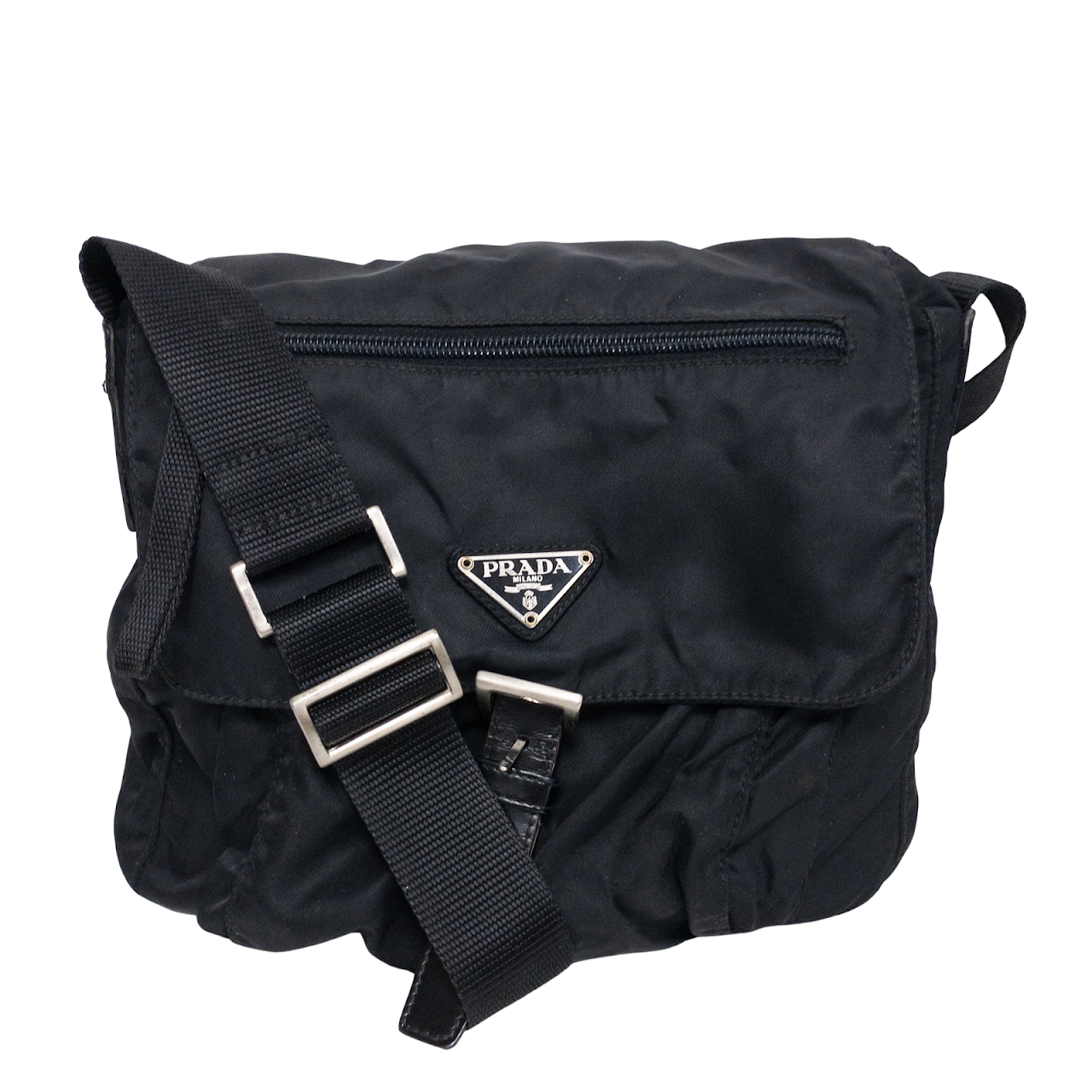 Prada Black Nylon Crossbody Bag