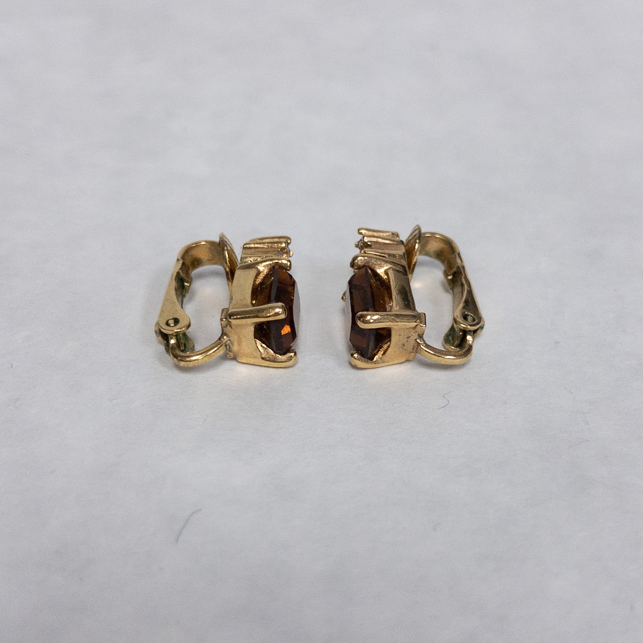 Christian Dior 'Amber' Clip Earrings