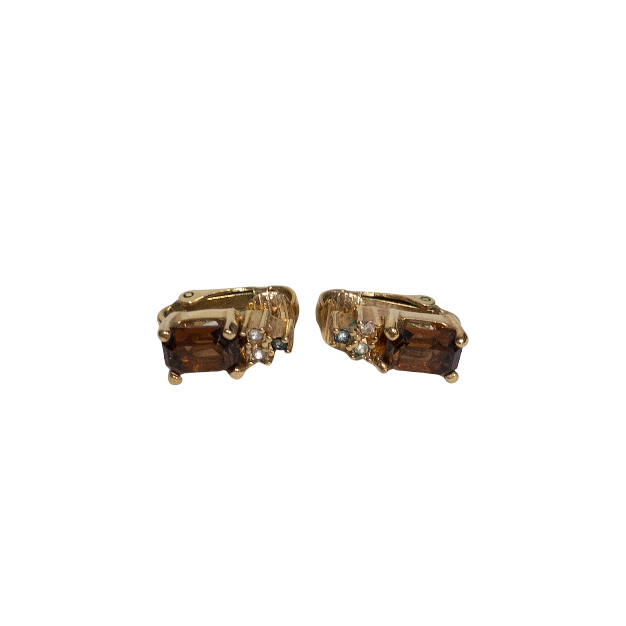 Christian Dior 'Amber' Clip Earrings