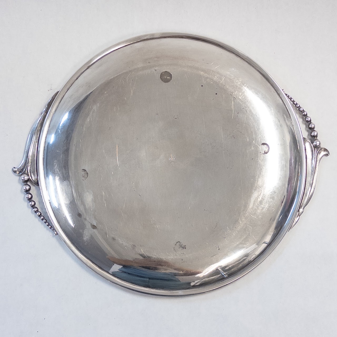 Sterling Silver Mid Century Inspired Serving Tray