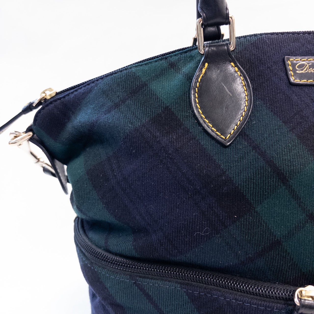 Dooney & Bourke Tartan Large Pocket Satchel