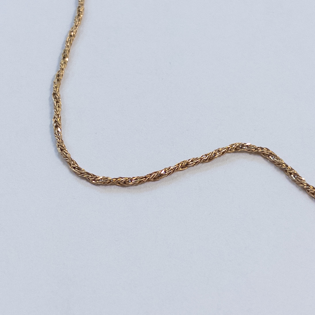 14K Gold Rope Twist Necklace