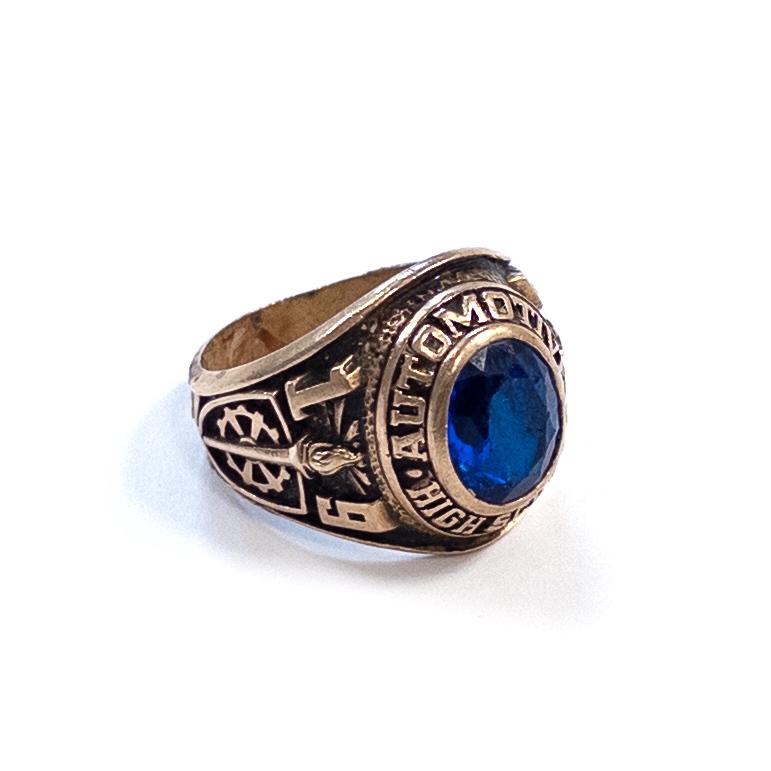 10K Gold Automotive High School 1967 Graduating Class Ring