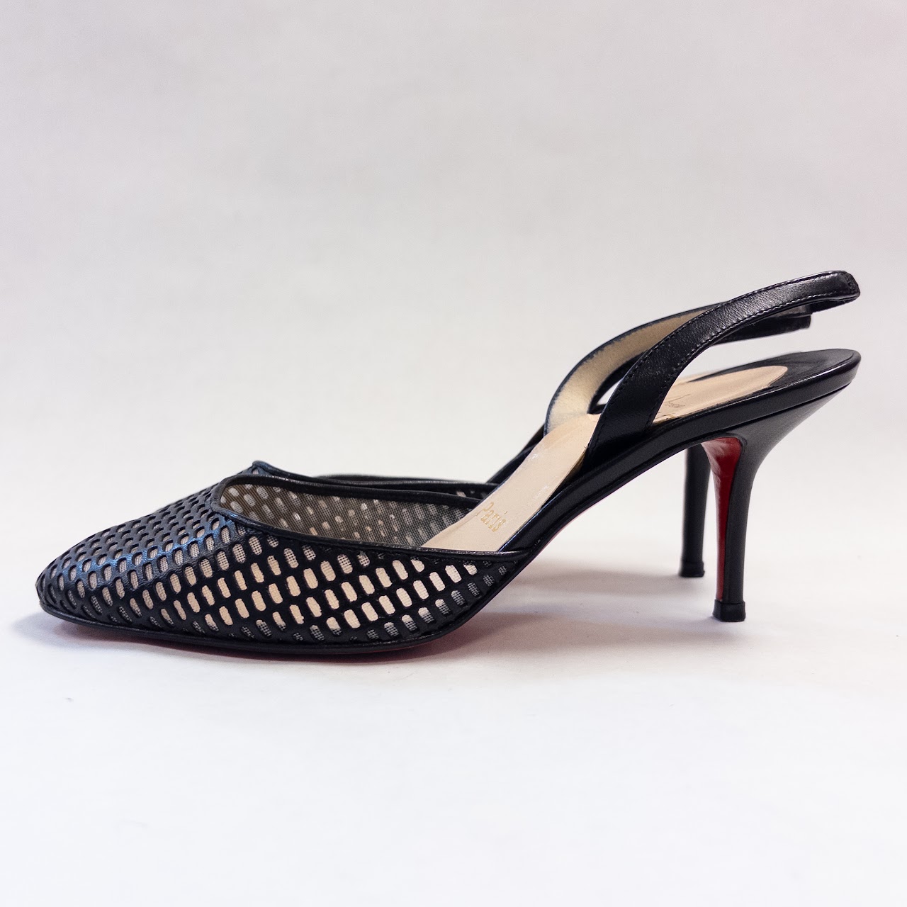 Christian Louboutin Netted Toe Pumps